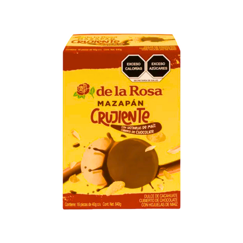 Mazapán De la Rosa® Crujiente de Chocolate 16 pzas.