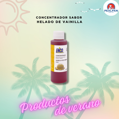 Concentrado sabor vainilla ice cream Enco