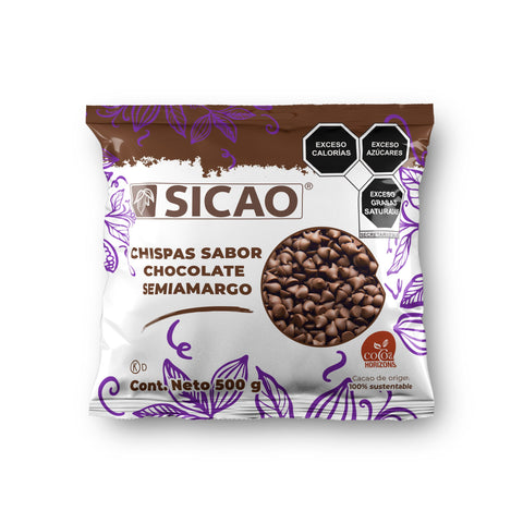 Chispas Sicao® Sabor Chocolate Semi-amargo