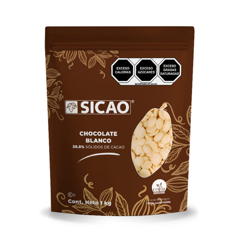 Sicao® Wafer Chocolate Blanco 32% Bolsa