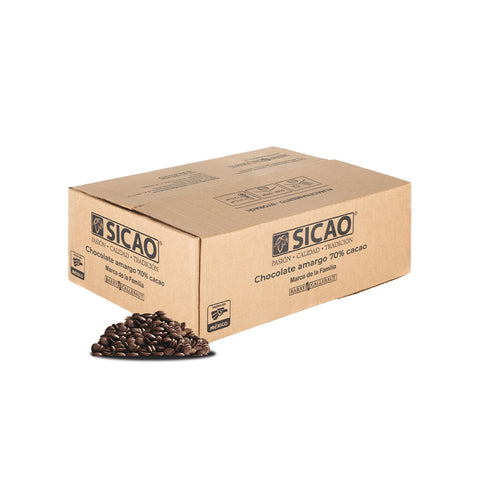 Sicao® Wafer Chocolate Semi-amargo 52% Bolsa