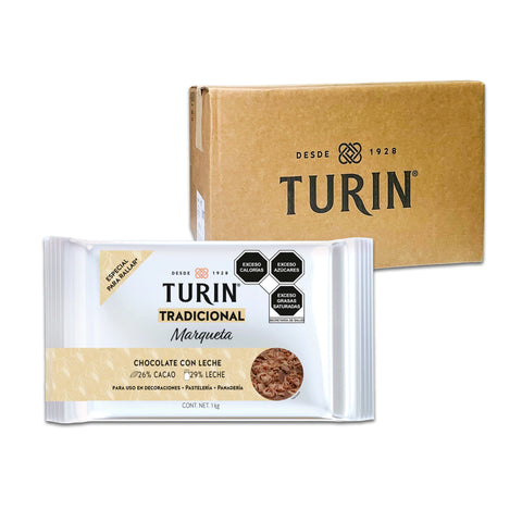 Turín® Marqueta Tradicional Chocolate c/Leche