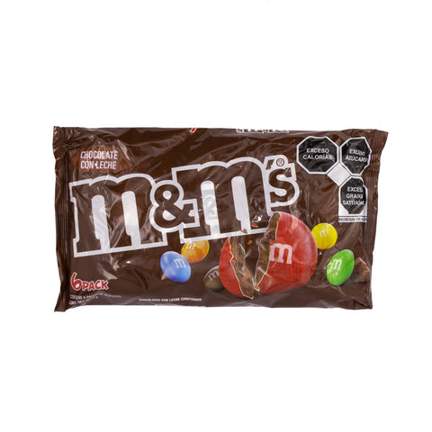 Chocolates con leche M&M´S 6 pack