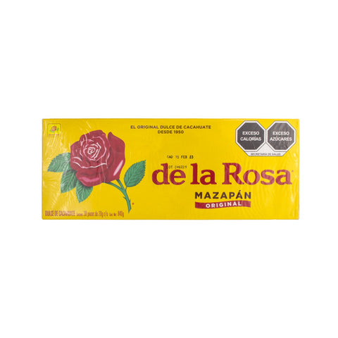 Mazapán Original De la Rosa® Dulce de Cacahuate 30 Piezas