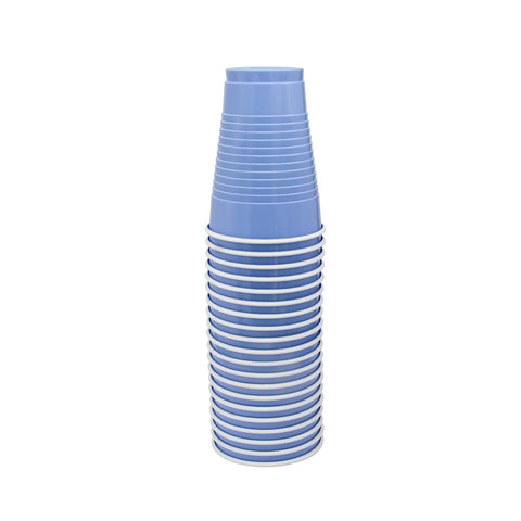 Vaso 12 Oz. Color Azul Cielo 20 Piezas.