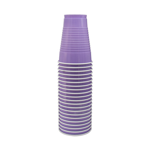 Vaso 12 Oz. Color Lavanda 20 Piezas.