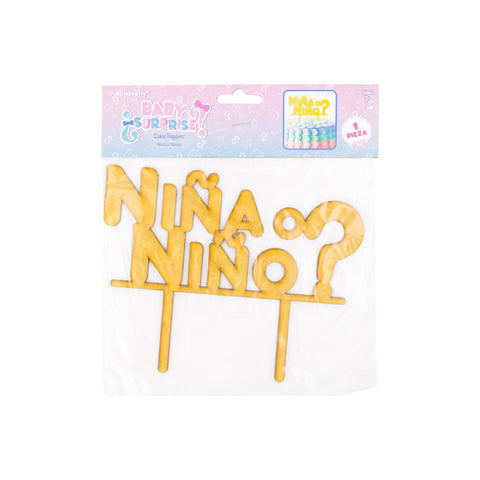 Cake Topper "niño o niña"