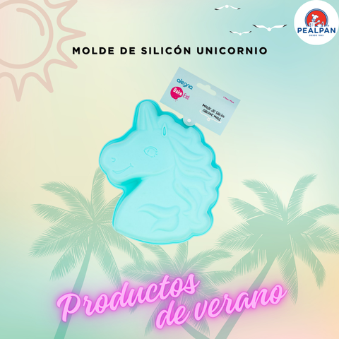 Molde de silicón de unicornio