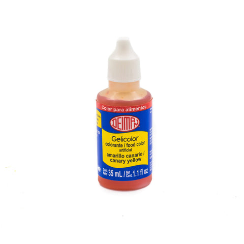 Color Amarillo Canario Gelicolor 35 ML. Deiman