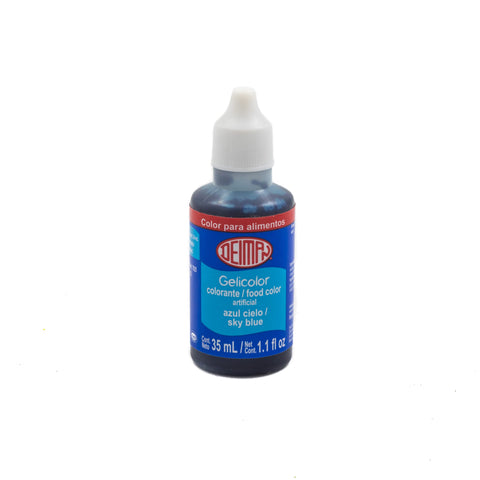 Color Azul Cielo Gelicolor 35 ML. Deiman