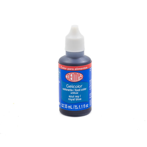 Color Azul Rey Gelicolor 35 ML. Deiman