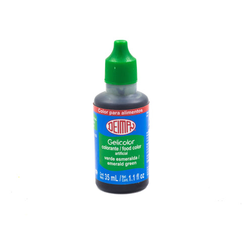 Color Verde Esmeralda Gelicolor 35 ML. Deiman