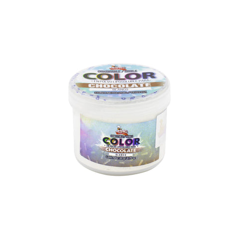 Color Blanco En Polvo Liposoluble Para Chocolate 10 Gr.