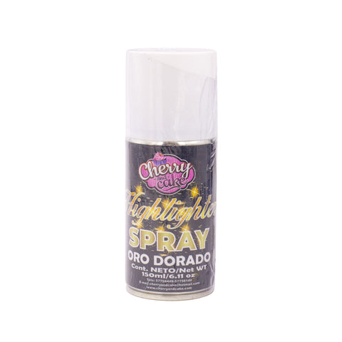 Matizador Highligther En Spray Oro Dorado 150 ML.