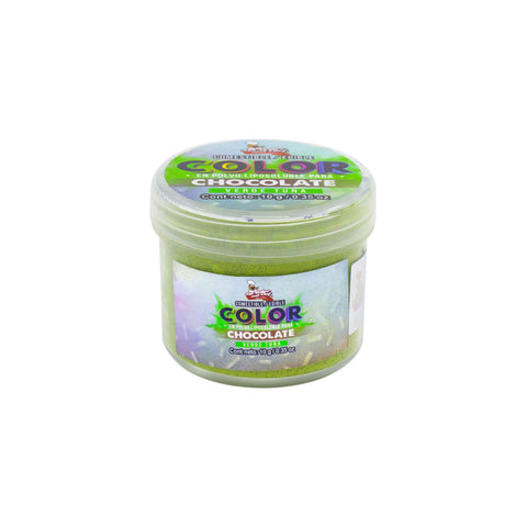 Color verde tuna en polvo liposoluble para chocolate 10 gr.