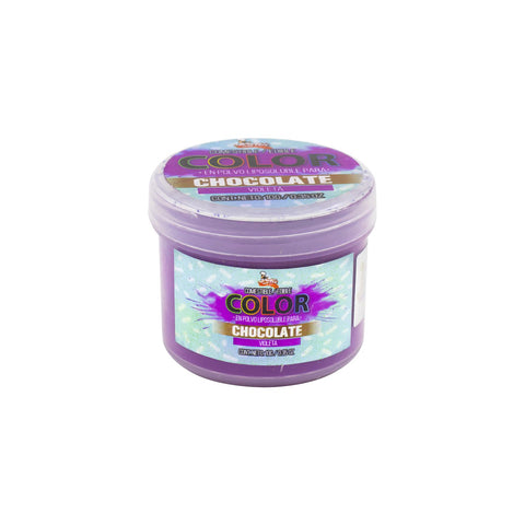 Color violeta en polvo liposoluble para chocolate 10 gr.