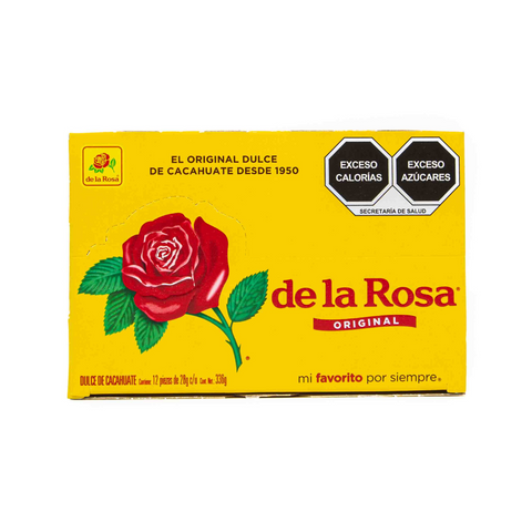 Mazapán Original De la Rosa® Dulce de Cacahuate 12 Piezas