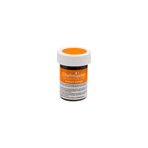 Colorante en gel sunset orange 1 Oz.