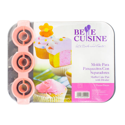 Molde AA Con Separadores Cupcakes 12 Cavidades