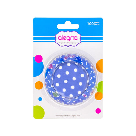 Capacillo Standard Polka Dot Azul Rey