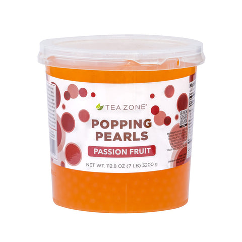 Popping Pearls Tea Zone® Sabor Passion Fruit – Cubeta