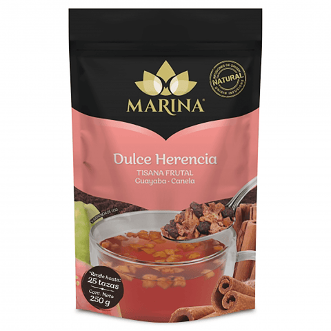 Tisana Frutal Sabor Durazno-mango-piña Marina Bolsa 250 Gr.