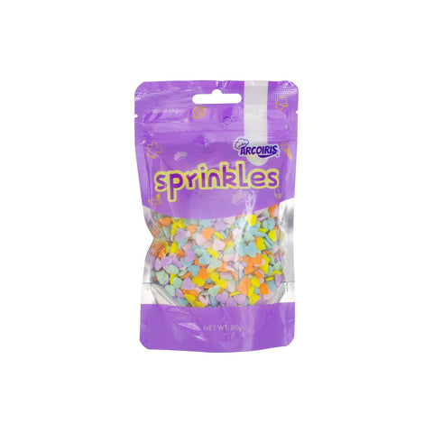 Paquete de sprinkles corazones de colores